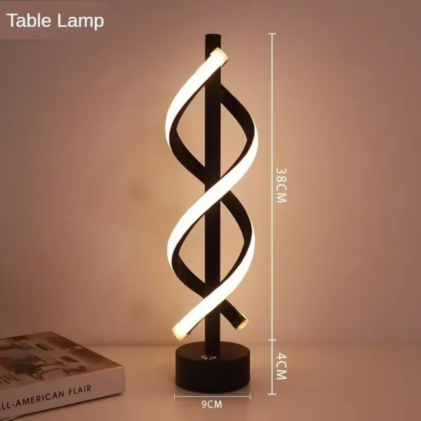 Nordic Spiral LED Floor Lamp RGB - Postmodern Vertical Corner Light Modern Living Room