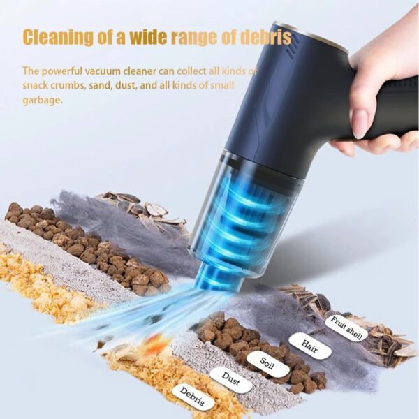 CENRR 98000PA Car Vacuum Cleaner - Portable Cordless Handheld Strong Suction Wireless